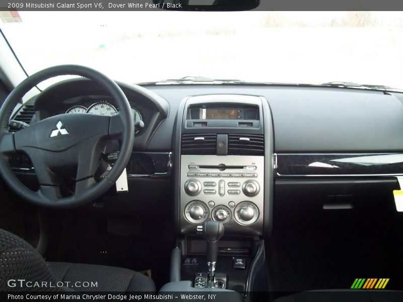 Dover White Pearl / Black 2009 Mitsubishi Galant Sport V6