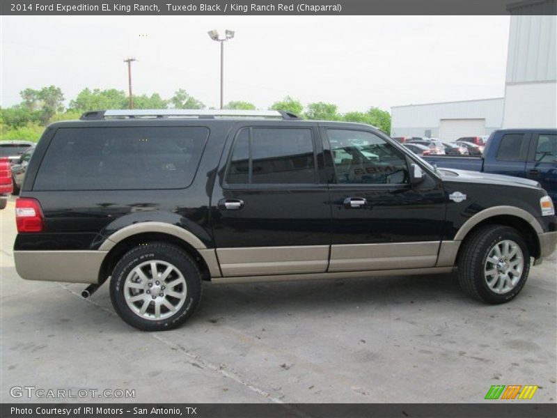 Tuxedo Black / King Ranch Red (Chaparral) 2014 Ford Expedition EL King Ranch