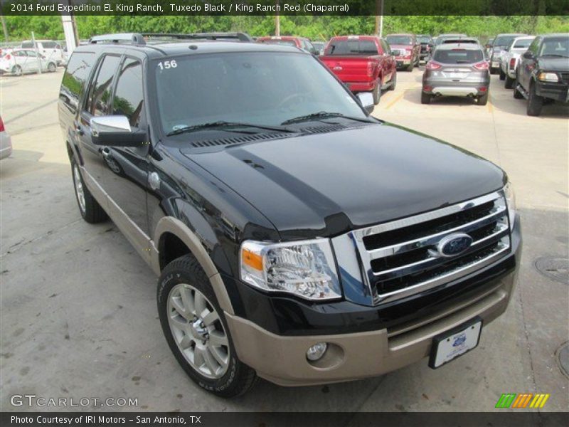 Tuxedo Black / King Ranch Red (Chaparral) 2014 Ford Expedition EL King Ranch