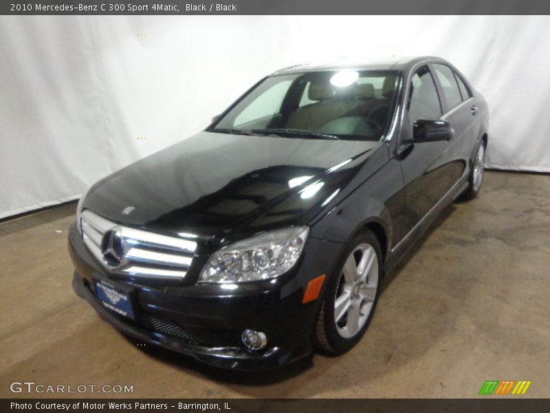 Black / Black 2010 Mercedes-Benz C 300 Sport 4Matic