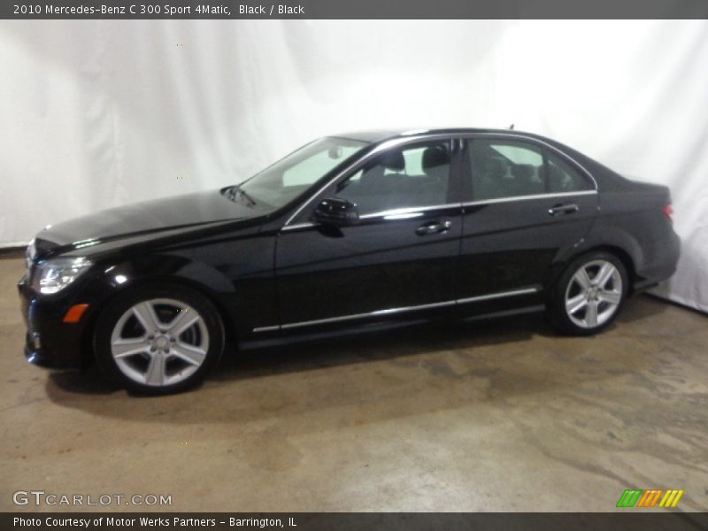 Black / Black 2010 Mercedes-Benz C 300 Sport 4Matic