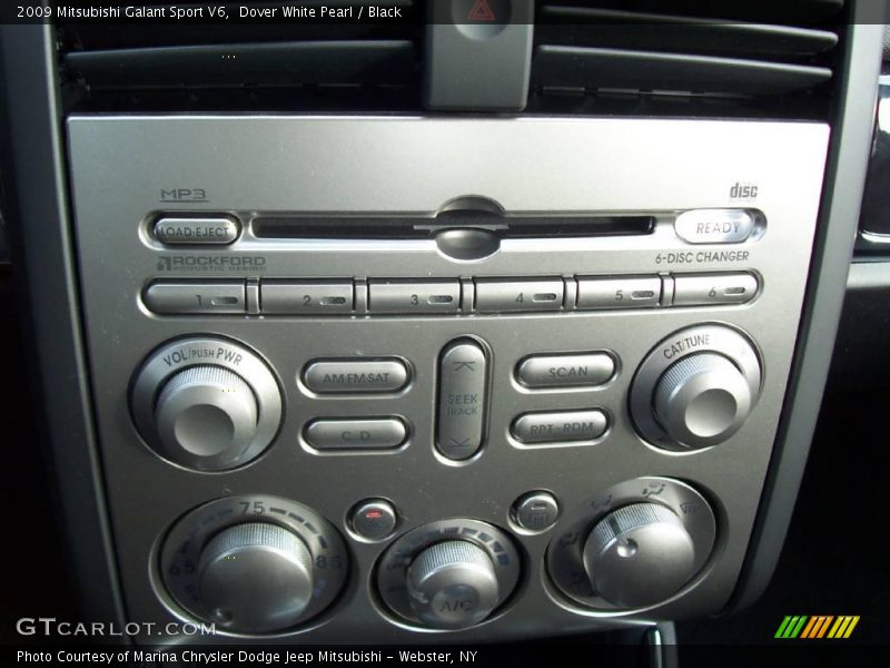Dover White Pearl / Black 2009 Mitsubishi Galant Sport V6
