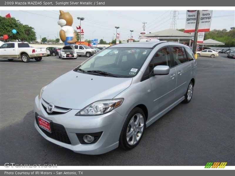 Sunlight Silver Metallic / Sand 2009 Mazda MAZDA5 Sport