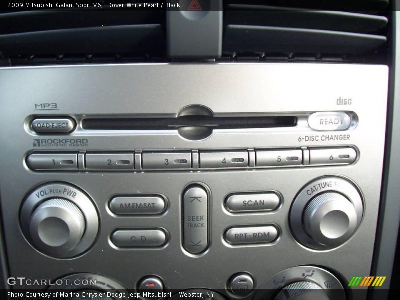 Dover White Pearl / Black 2009 Mitsubishi Galant Sport V6