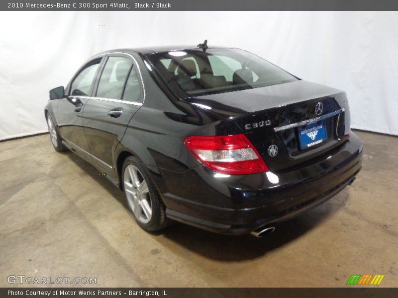 Black / Black 2010 Mercedes-Benz C 300 Sport 4Matic