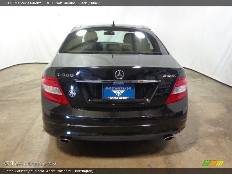 Black / Black 2010 Mercedes-Benz C 300 Sport 4Matic
