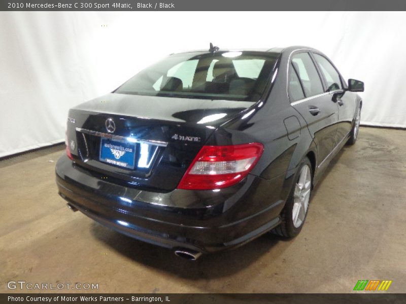 Black / Black 2010 Mercedes-Benz C 300 Sport 4Matic