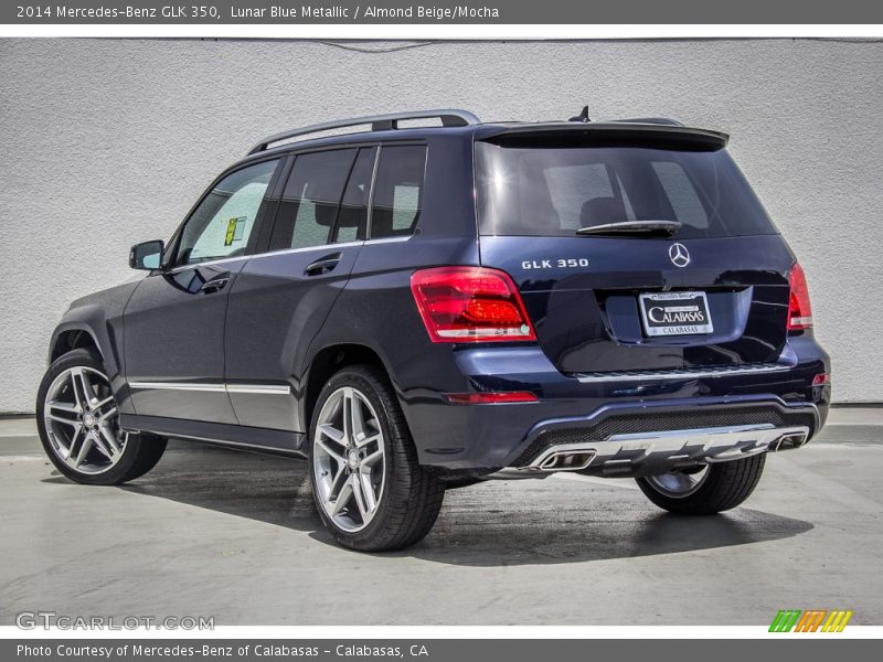 Lunar Blue Metallic / Almond Beige/Mocha 2014 Mercedes-Benz GLK 350