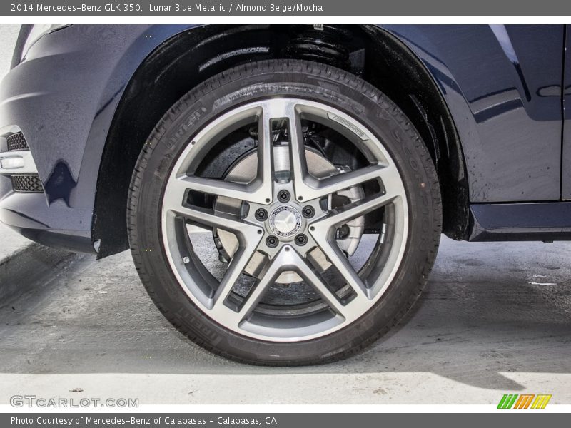 Lunar Blue Metallic / Almond Beige/Mocha 2014 Mercedes-Benz GLK 350