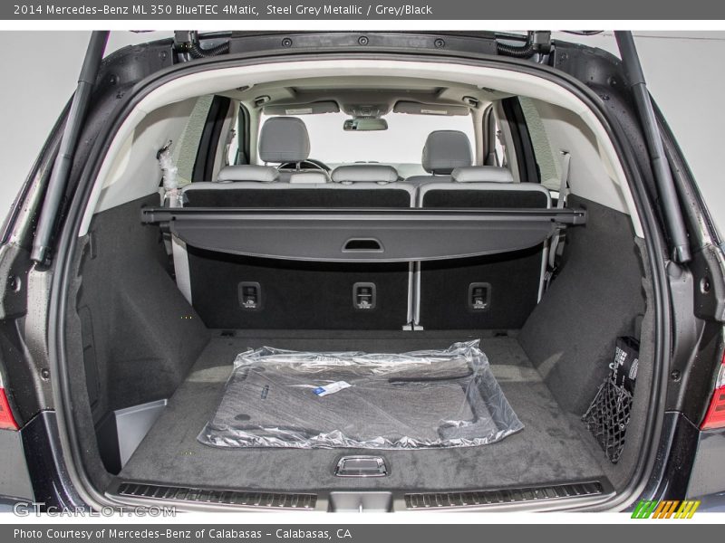 Steel Grey Metallic / Grey/Black 2014 Mercedes-Benz ML 350 BlueTEC 4Matic