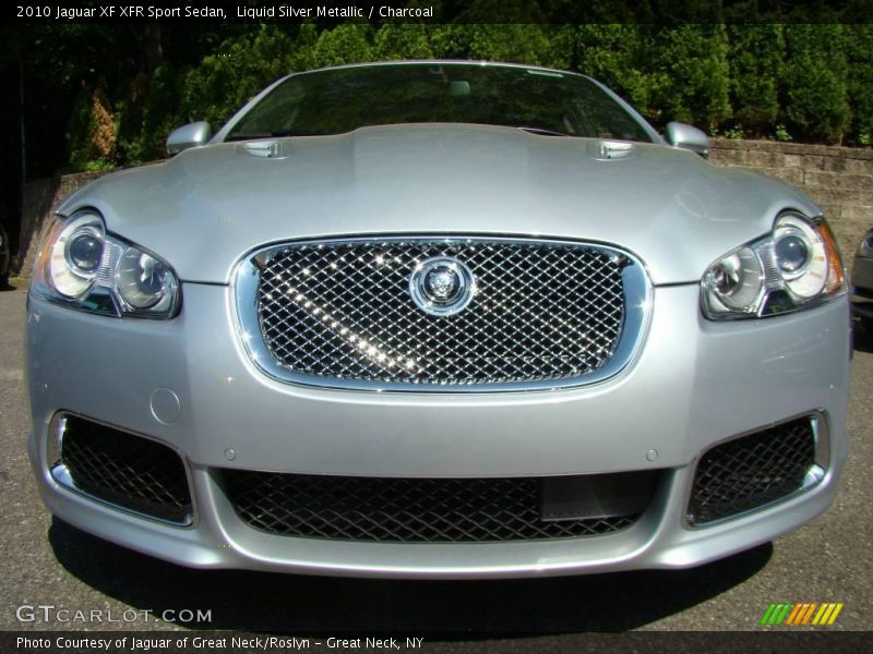 Liquid Silver Metallic / Charcoal 2010 Jaguar XF XFR Sport Sedan