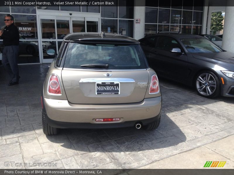 Velvet Silver Metallic / Carbon Black 2011 Mini Cooper Hardtop