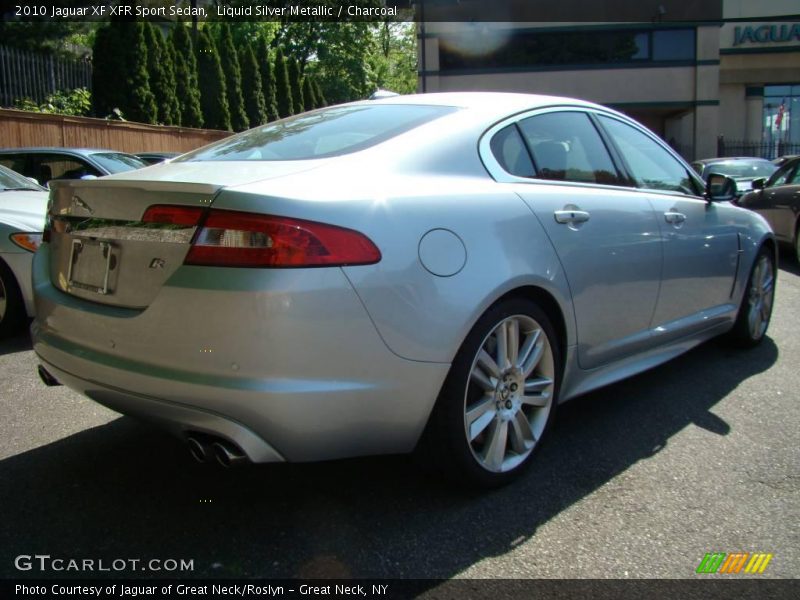 Liquid Silver Metallic / Charcoal 2010 Jaguar XF XFR Sport Sedan