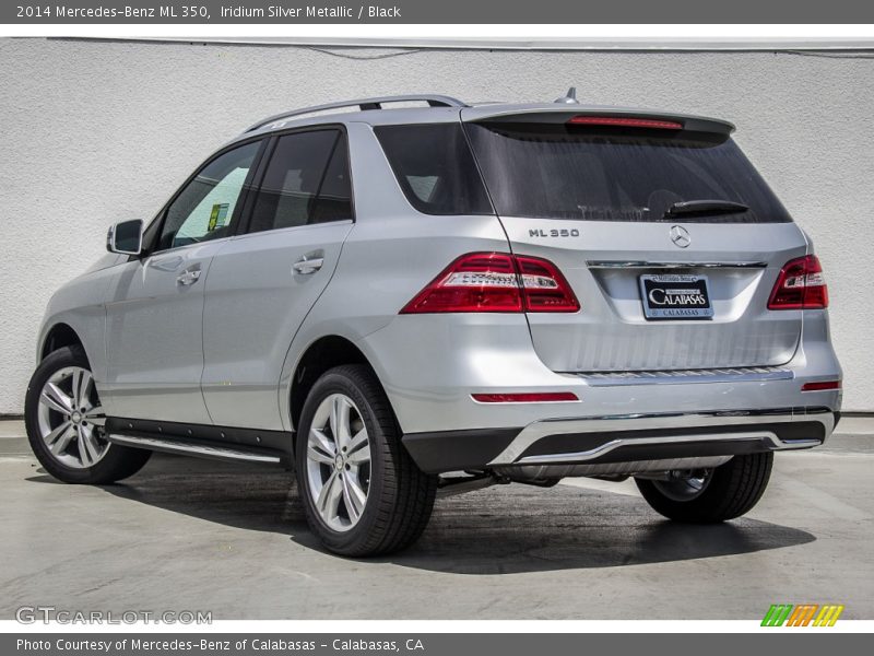 Iridium Silver Metallic / Black 2014 Mercedes-Benz ML 350