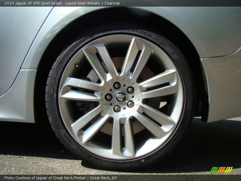 Liquid Silver Metallic / Charcoal 2010 Jaguar XF XFR Sport Sedan
