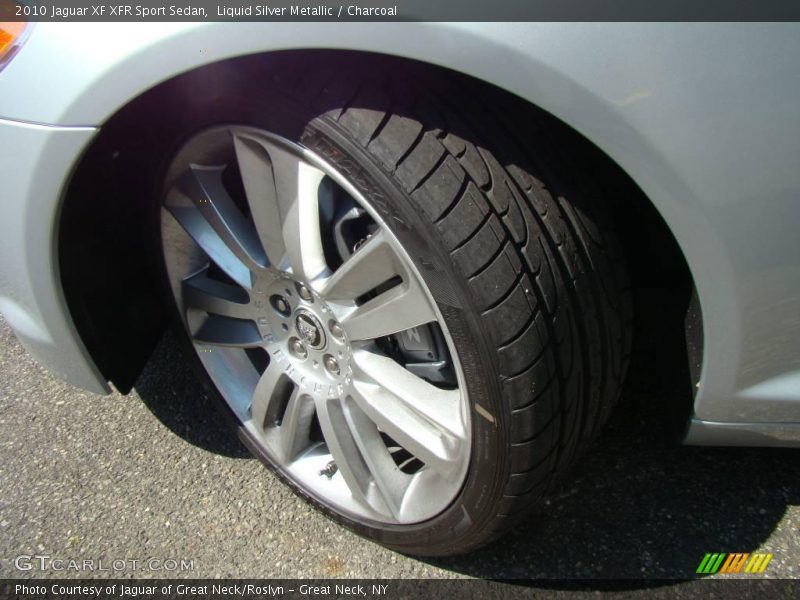 Liquid Silver Metallic / Charcoal 2010 Jaguar XF XFR Sport Sedan