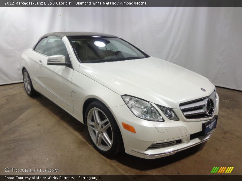 Diamond White Metallic / Almond/Mocha 2012 Mercedes-Benz E 350 Cabriolet