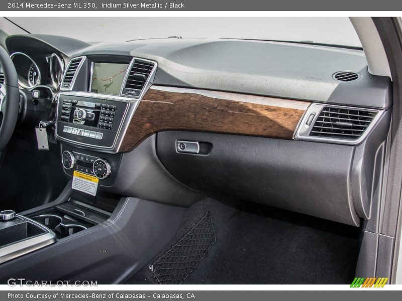 Iridium Silver Metallic / Black 2014 Mercedes-Benz ML 350