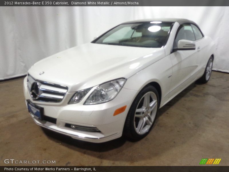 Diamond White Metallic / Almond/Mocha 2012 Mercedes-Benz E 350 Cabriolet