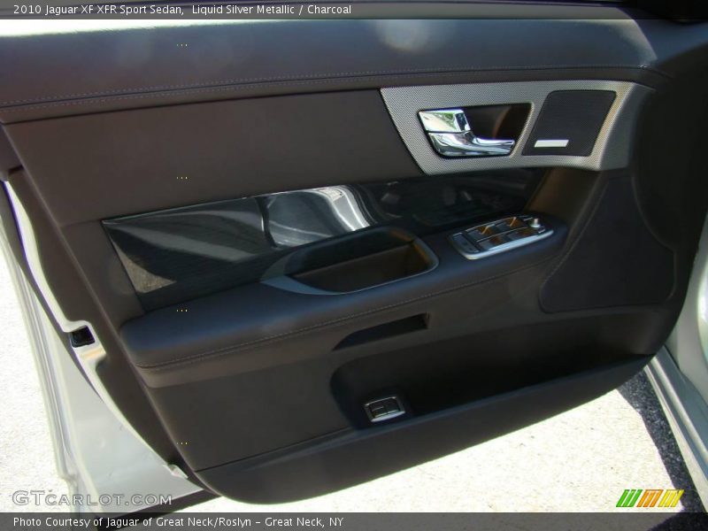 Liquid Silver Metallic / Charcoal 2010 Jaguar XF XFR Sport Sedan
