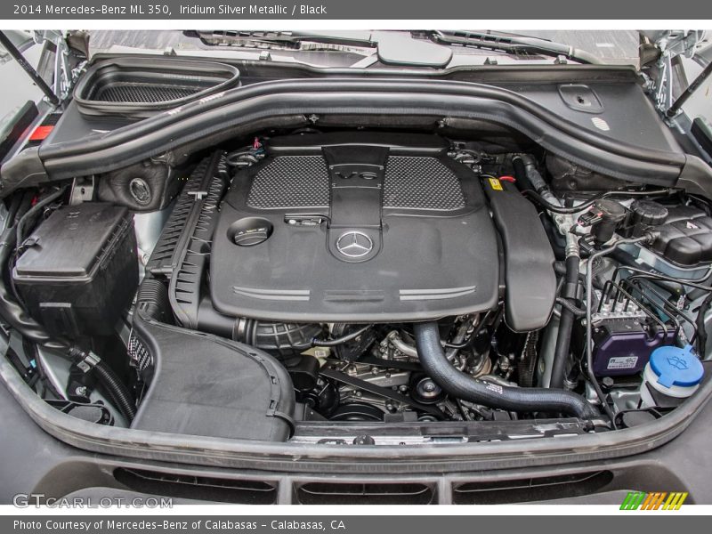 Iridium Silver Metallic / Black 2014 Mercedes-Benz ML 350