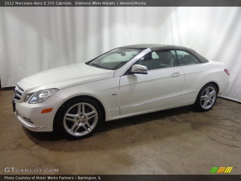 Diamond White Metallic / Almond/Mocha 2012 Mercedes-Benz E 350 Cabriolet