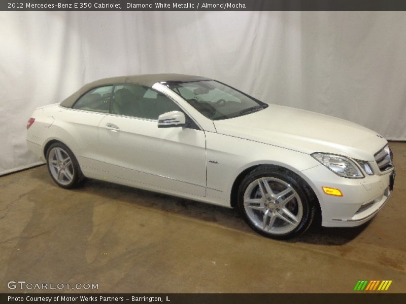 Diamond White Metallic / Almond/Mocha 2012 Mercedes-Benz E 350 Cabriolet