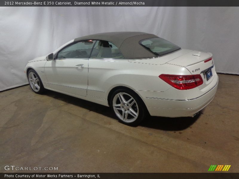 Diamond White Metallic / Almond/Mocha 2012 Mercedes-Benz E 350 Cabriolet