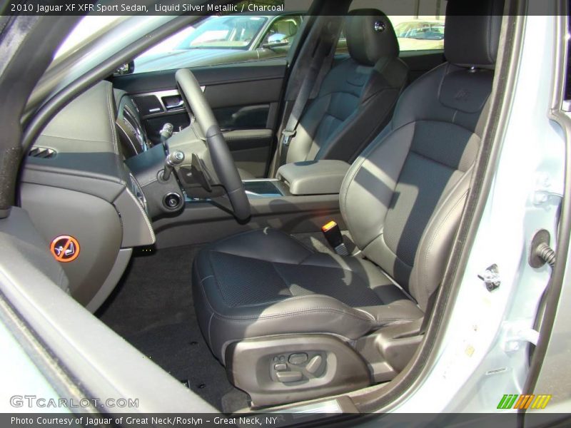 Liquid Silver Metallic / Charcoal 2010 Jaguar XF XFR Sport Sedan