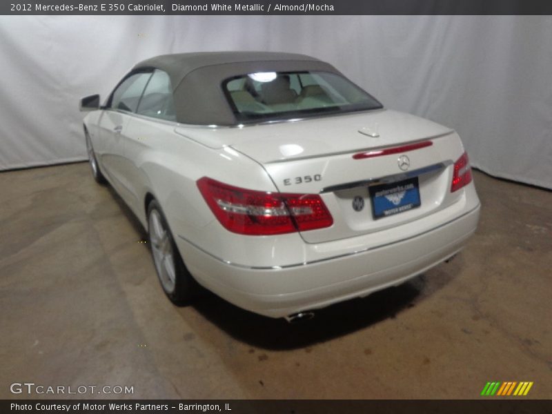 Diamond White Metallic / Almond/Mocha 2012 Mercedes-Benz E 350 Cabriolet