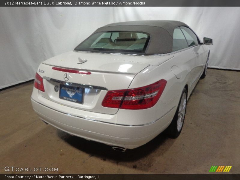 Diamond White Metallic / Almond/Mocha 2012 Mercedes-Benz E 350 Cabriolet