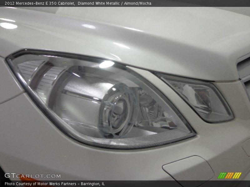 Diamond White Metallic / Almond/Mocha 2012 Mercedes-Benz E 350 Cabriolet