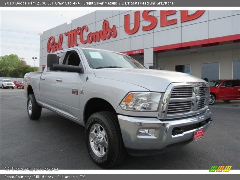 Bright Silver Metallic / Dark Slate/Medium Graystone 2010 Dodge Ram 2500 SLT Crew Cab 4x4