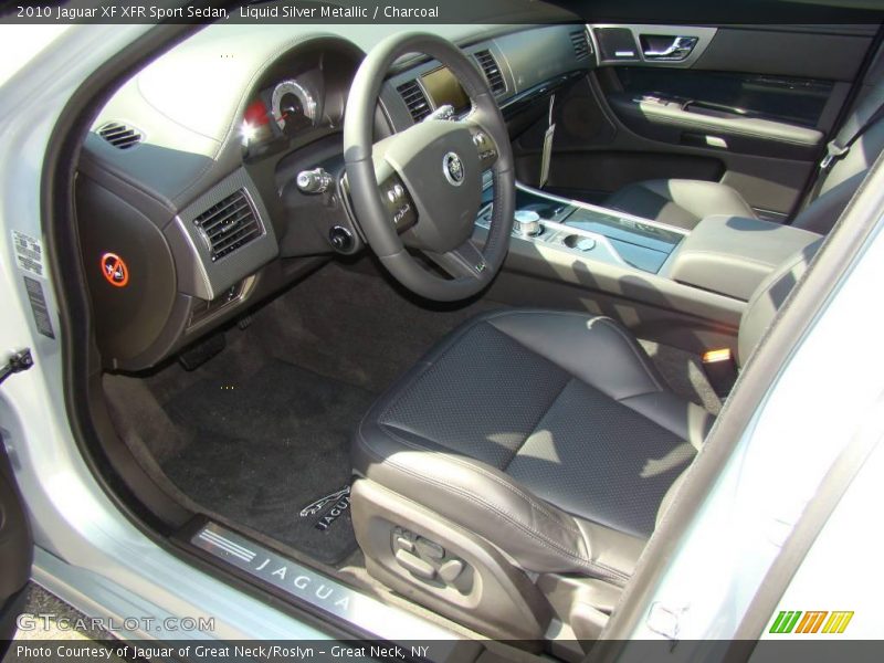 Liquid Silver Metallic / Charcoal 2010 Jaguar XF XFR Sport Sedan