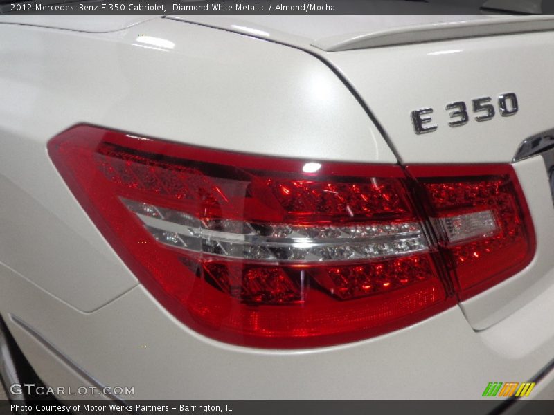 Diamond White Metallic / Almond/Mocha 2012 Mercedes-Benz E 350 Cabriolet