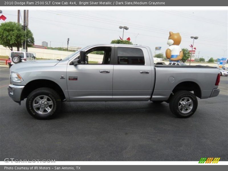 Bright Silver Metallic / Dark Slate/Medium Graystone 2010 Dodge Ram 2500 SLT Crew Cab 4x4