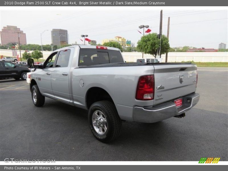 Bright Silver Metallic / Dark Slate/Medium Graystone 2010 Dodge Ram 2500 SLT Crew Cab 4x4