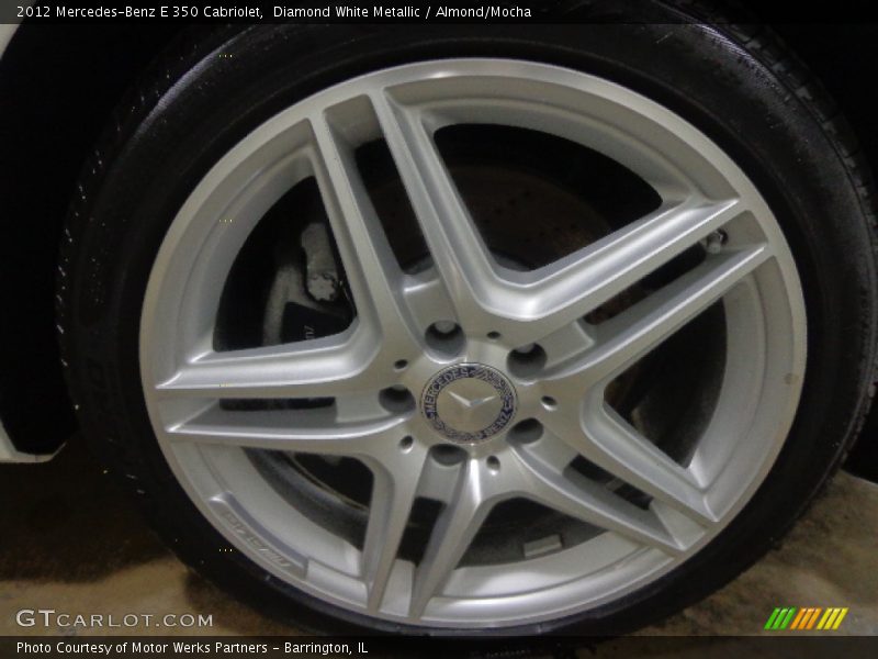 Diamond White Metallic / Almond/Mocha 2012 Mercedes-Benz E 350 Cabriolet