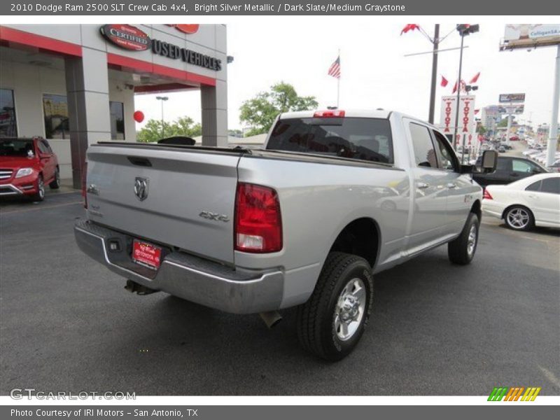 Bright Silver Metallic / Dark Slate/Medium Graystone 2010 Dodge Ram 2500 SLT Crew Cab 4x4