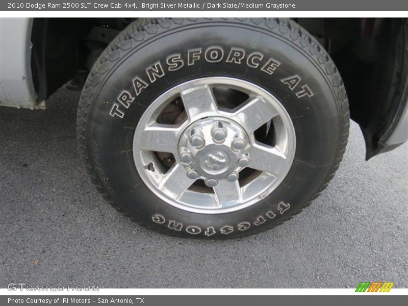Bright Silver Metallic / Dark Slate/Medium Graystone 2010 Dodge Ram 2500 SLT Crew Cab 4x4