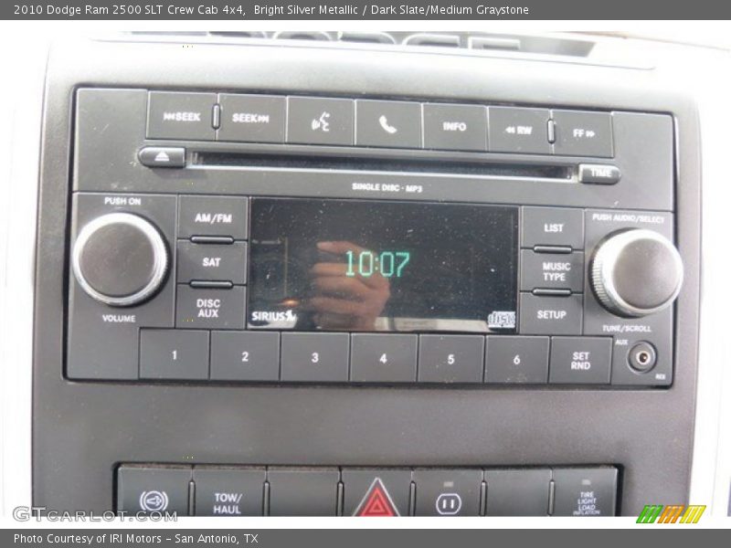 Bright Silver Metallic / Dark Slate/Medium Graystone 2010 Dodge Ram 2500 SLT Crew Cab 4x4