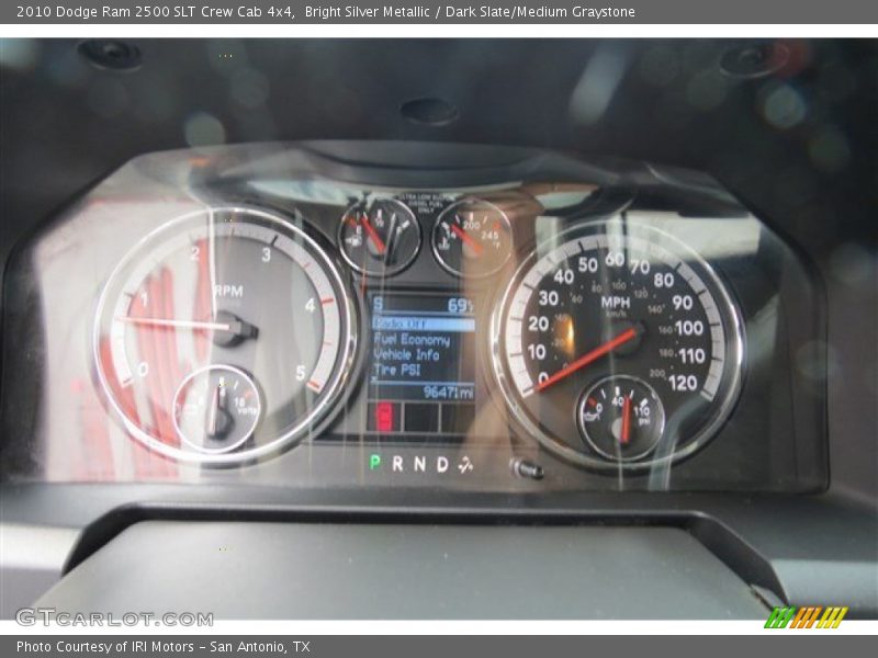 Bright Silver Metallic / Dark Slate/Medium Graystone 2010 Dodge Ram 2500 SLT Crew Cab 4x4