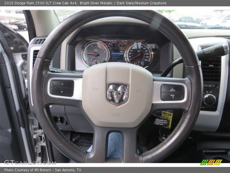 Bright Silver Metallic / Dark Slate/Medium Graystone 2010 Dodge Ram 2500 SLT Crew Cab 4x4