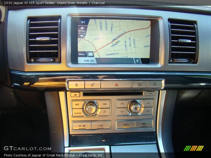 Liquid Silver Metallic / Charcoal 2010 Jaguar XF XFR Sport Sedan
