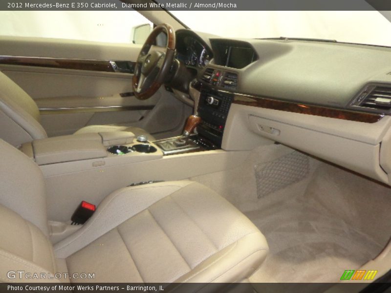 Diamond White Metallic / Almond/Mocha 2012 Mercedes-Benz E 350 Cabriolet
