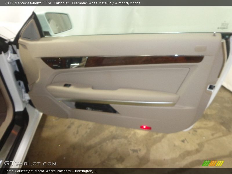 Diamond White Metallic / Almond/Mocha 2012 Mercedes-Benz E 350 Cabriolet