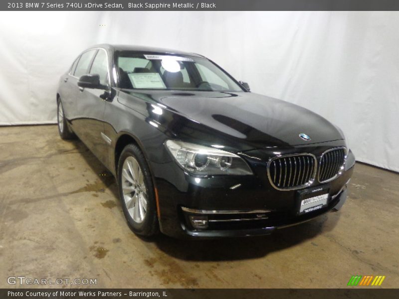 Black Sapphire Metallic / Black 2013 BMW 7 Series 740Li xDrive Sedan