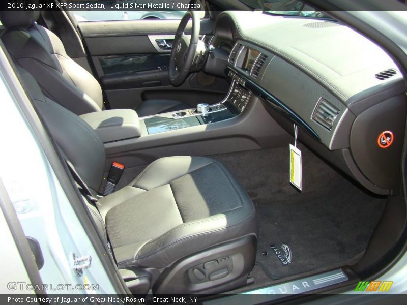 Liquid Silver Metallic / Charcoal 2010 Jaguar XF XFR Sport Sedan