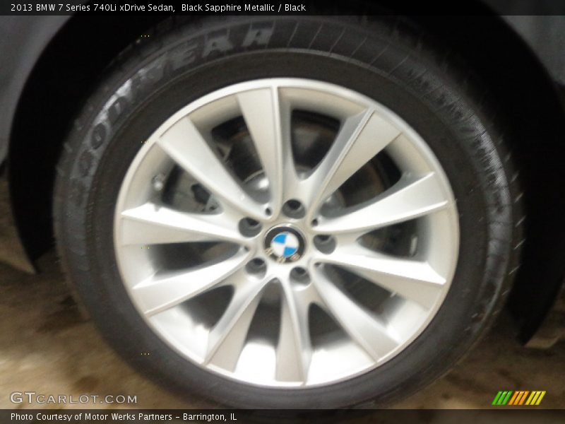 Black Sapphire Metallic / Black 2013 BMW 7 Series 740Li xDrive Sedan