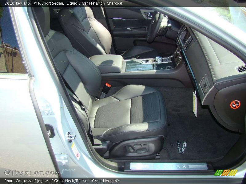Liquid Silver Metallic / Charcoal 2010 Jaguar XF XFR Sport Sedan